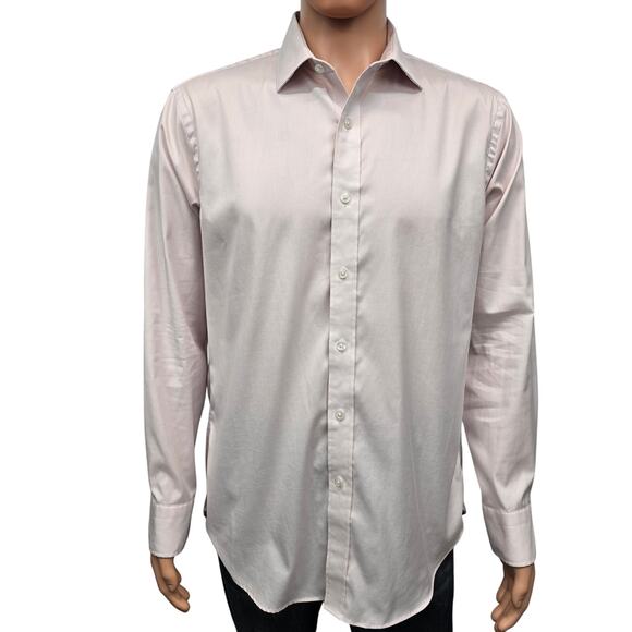 J. Crew Ludlow Dress Shirt Slim Fit Men 16 - 34 Stretch Light pink Long Sleeve - Picture 4 of 13